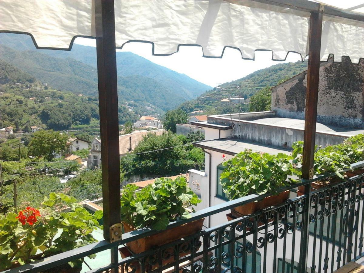 Residenza Antico Borgo Del Pozzo Aparthotel Tramonti Bagian luar foto